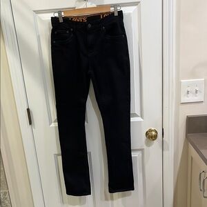 Levi 510 Black Skinny Jeans Size 18Reg
